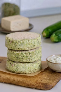 Burger di tofu e zucchine